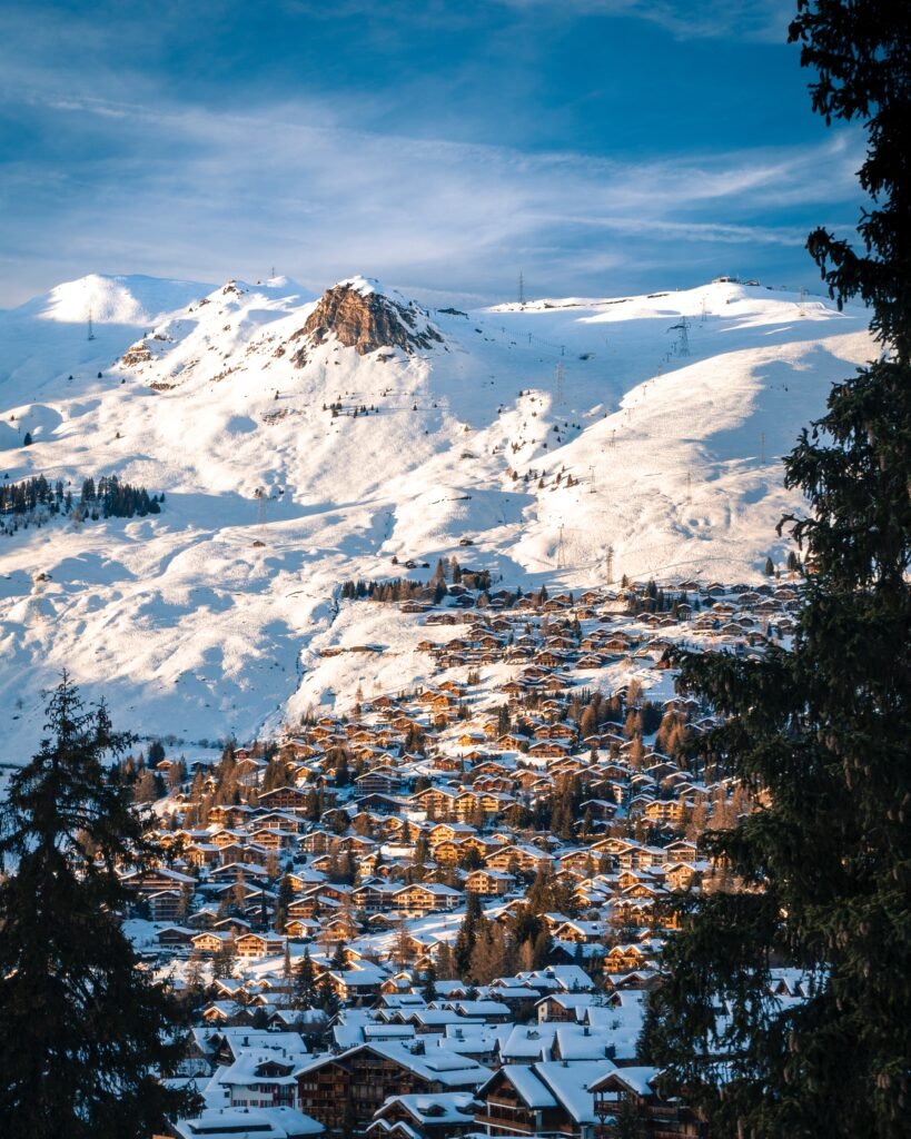 Verbier Switzerland skiing resort