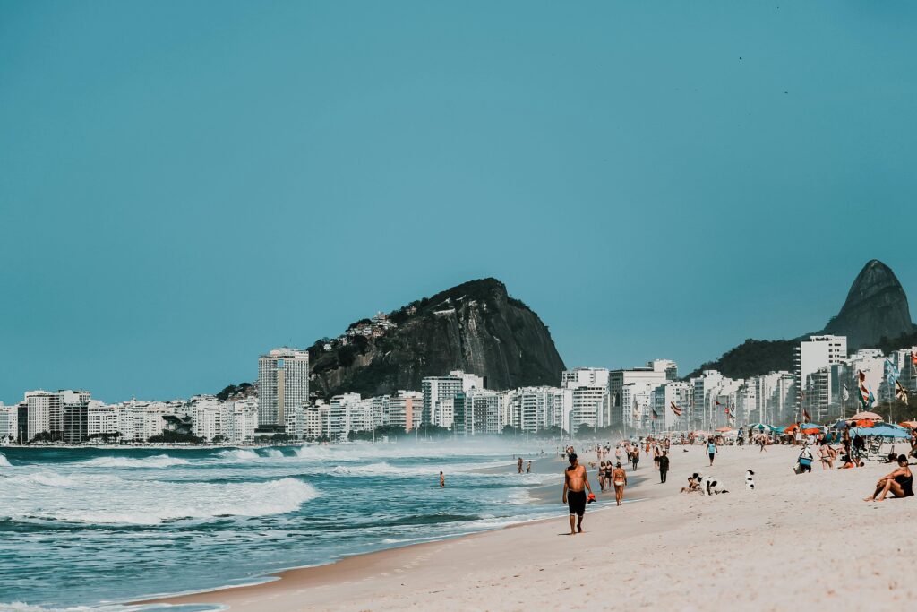 Copacabana Beach - tourist attractions in RIo de Janeiro